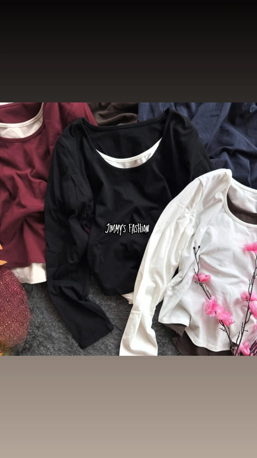 Layered Scoop Neck Cotton T-Shirt