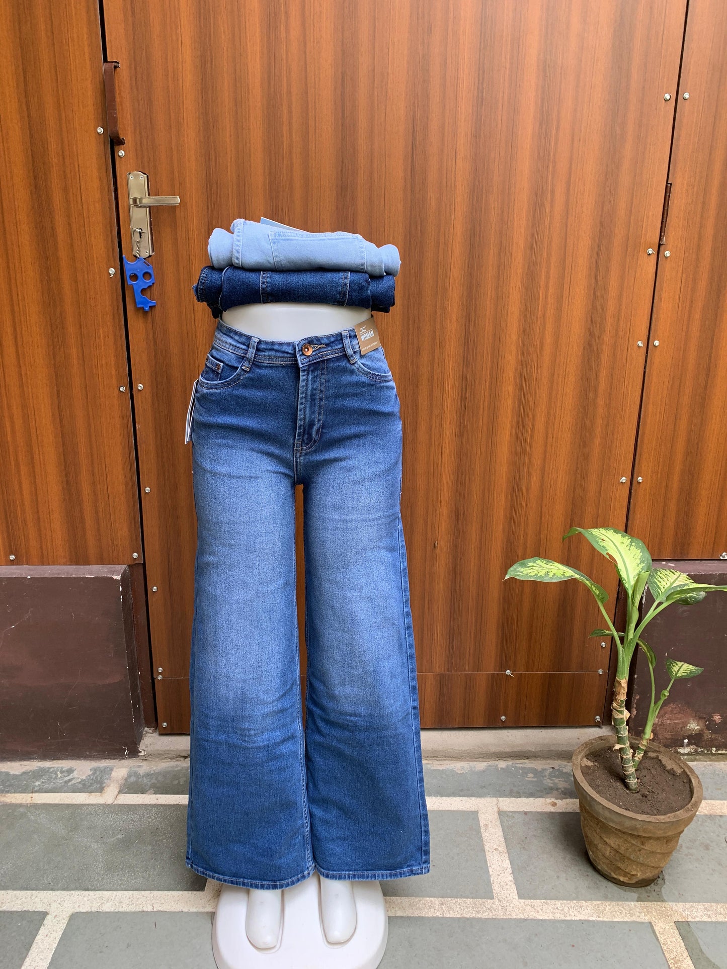 Modern Comfort Wide-Leg Jeans by Jimmy's Fashion WJ 5394